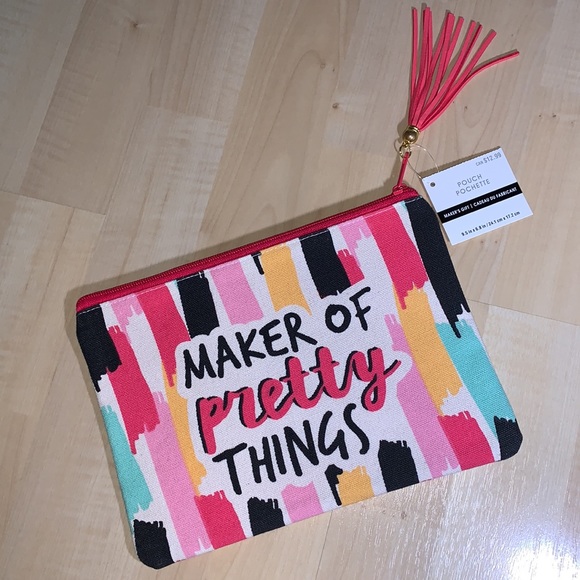 Crafty Person’s Canvas Tote Bag and Matching Zip Pouch - Picture 5 of 8